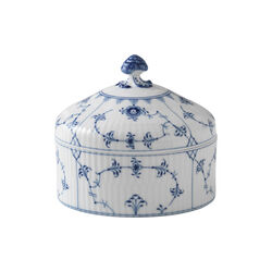 Musselmalet Riflet bonbonniere, Royal Copenhagen