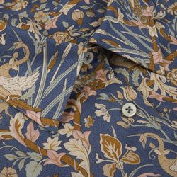 Siri Shirt, blue pattern, Stenströms