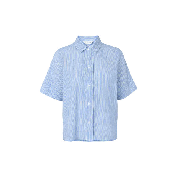 Carol SS Shirt, riviera, Basic Apparel