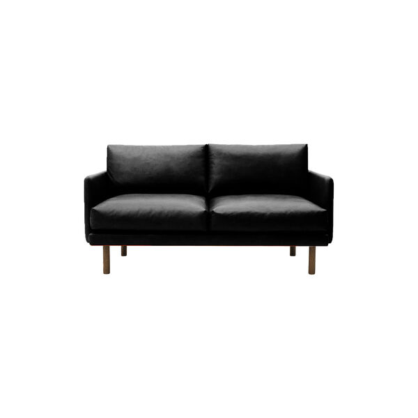 Emo 2-pers. sofa, SemiAni Black/r&oslash;get eg, Bruunmunch Furniture