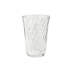 Concave vase 20 cm, clear, Stilleben