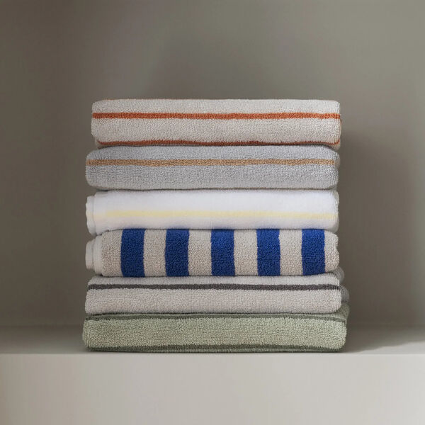 ARTO Badeh&aring;ndkl&aelig;de tynde striber, desert sage/agave green, Blomus