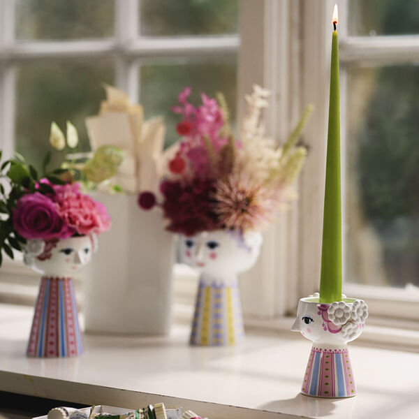 Eva Lysestage, støvet rød, Bjørn Wiinblad