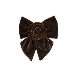 Rosie Velvet Bow, brown, SUI AVA