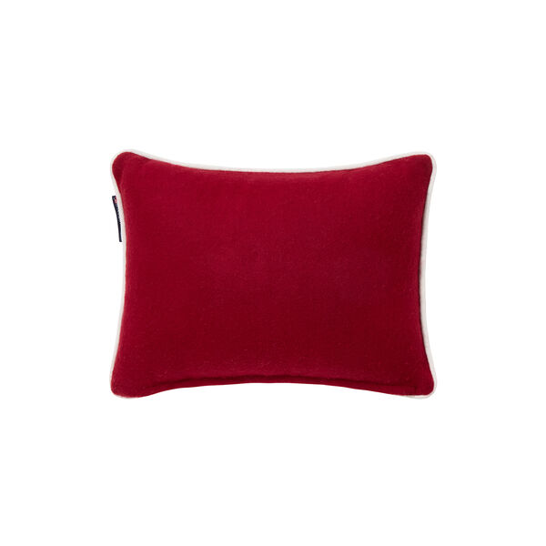 Ornament Wool Mix Pillow, red/white, Lexington