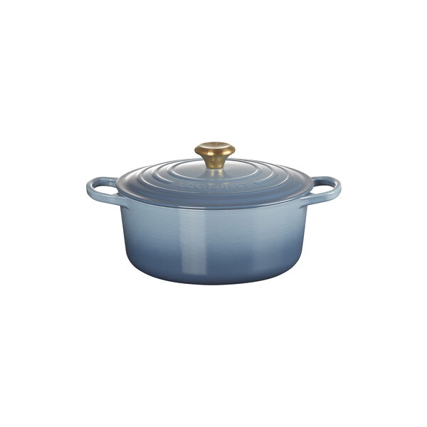 Signature rund st&oslash;bejernsgryde &Oslash; 26 cm, chambray, Le Creuset
