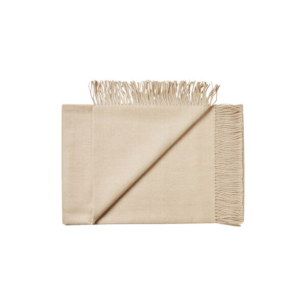 Arequipa plaid, 00207 latte beige, Silkeborg Uldspinderi