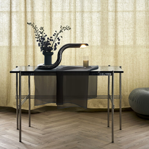 Aspide Table Lamp, chrome, GUBI