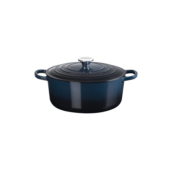 Signature rund gryde &Oslash; 28 cm, nuit, Le Creuset