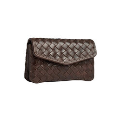 FaithMBG Coin Purse Weave, dark brown, Markberg