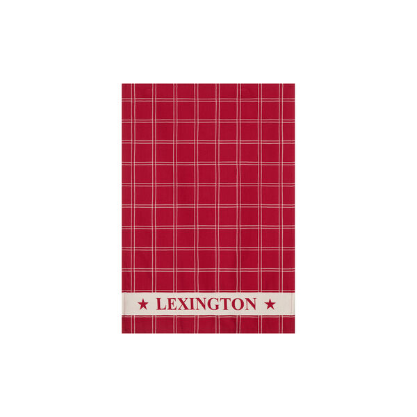 Cotton Jacquard Kitchen Towel | Red/White | K&oslash;kkenh&aring;ndkl&aelig;de, Lexington