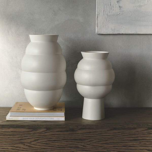 Tortus Archie vase No 5, white, Knabstrup Keramik