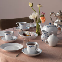 Musselmalet Halvblonde flødekande 17 cl, Royal Copenhagen