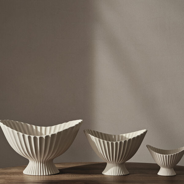 Fountain Skål Small, off-white Fountain Skål Small, off-white, Ferm Living