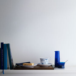 Musselmalet Halvblonde kop med underkop 25 cl, Royal Copenhagen