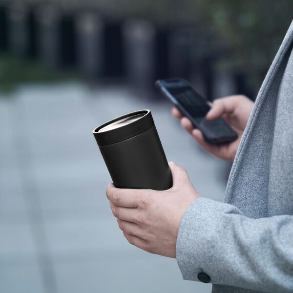 To Go Click termokop 0,4 L, black metallic, Stelton