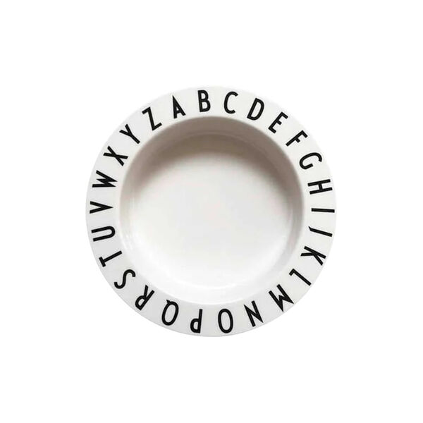 Eat & Learn dyb tallerken &Oslash; 15,5 cm, Design Letters