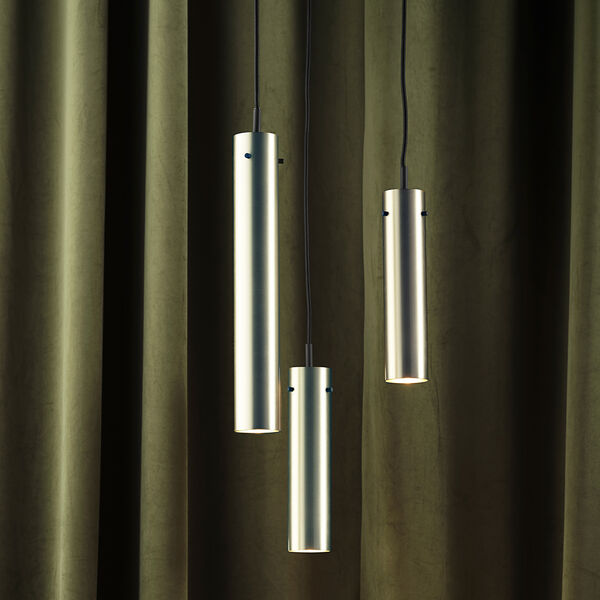 FM2014 Solid Pendant, polished stainless steel, FRANDSEN