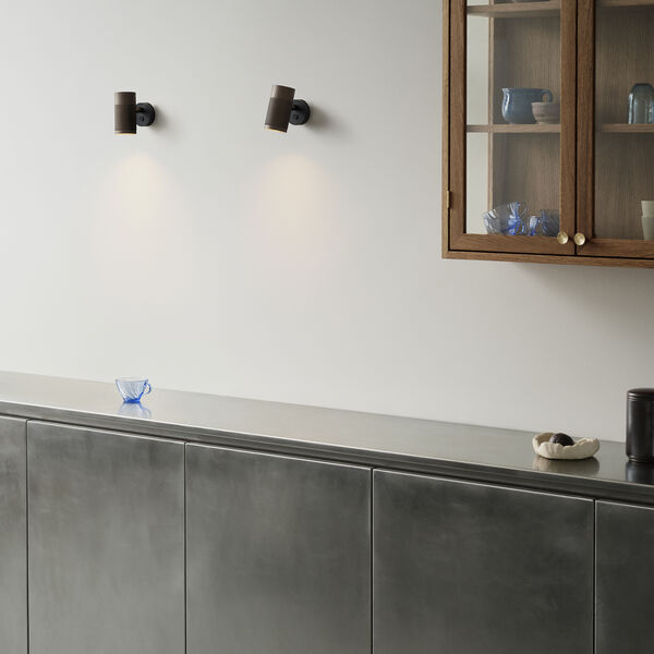 Patrone Small Wall Lamp, browned brass, Thorup Copenhagen