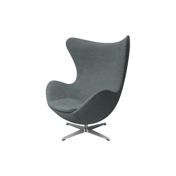 Ægget™ 3316 loungestol, Re-wool 868 light aqua/natural, Fritz Hansen