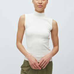 Magen SL Crochet-M T-shirt, sugar, mbyM