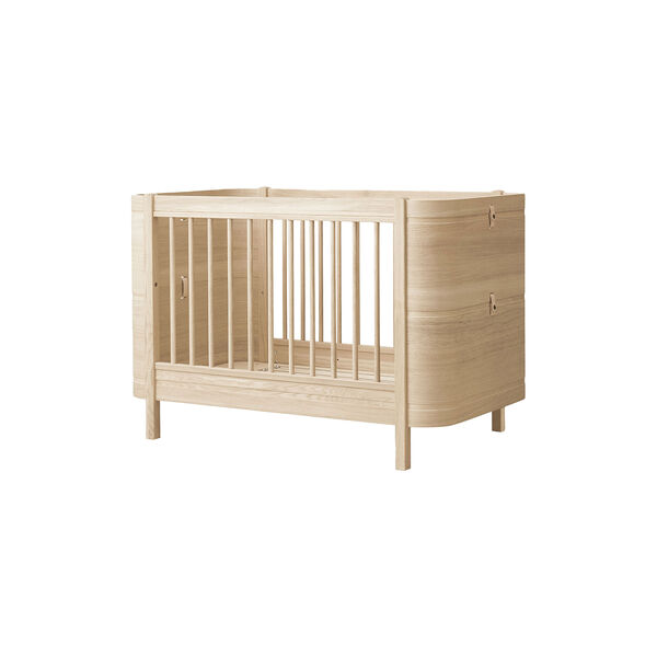 Wood Mini+ tremmeseng inkl. junior kit 68x122/162 cm, eg, Oliver Furniture