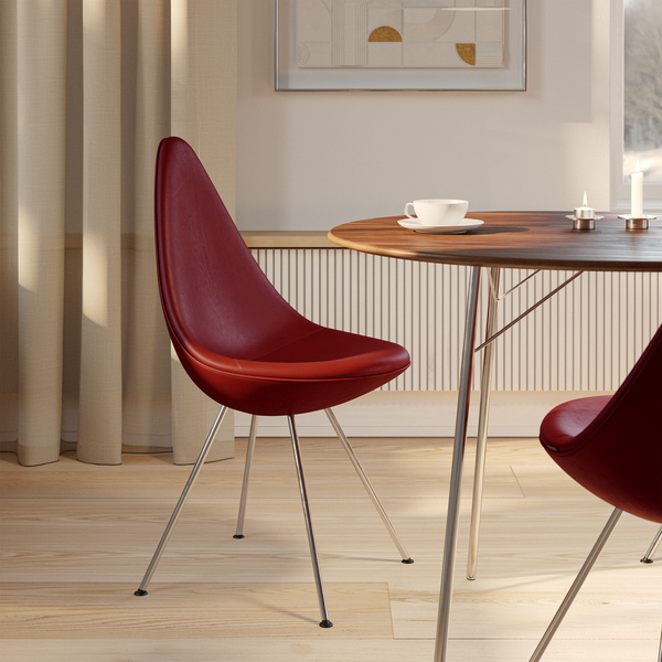 Dr&aring;ben&trade; 3110 stol, wild burgundy red, Fritz Hansen