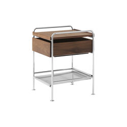 Alima NDS3 | Chrome/Walnut | Sidebord, &Tradition