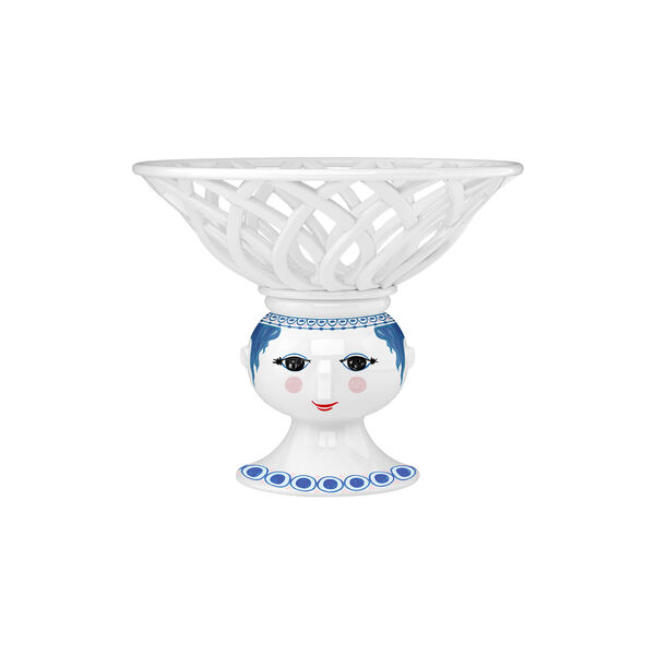 Dora Frugtskål, blå, Bjørn Wiinblad