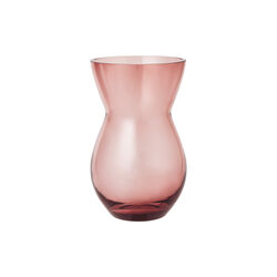 Calabas vase, burgundy, Holmegaard
