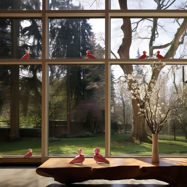 Flora Year Bird 2024, pink Flora Year Bird 2024, pink, Kay Bojesen Denmark