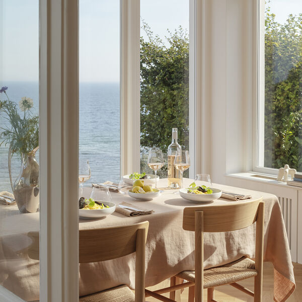 KOPPEL frokosttallerken 22 cm, hvid, Georg Jensen