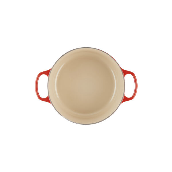 Signature rund st&oslash;bejernsgryde &Oslash; 24 cm, cerise, Le Creuset