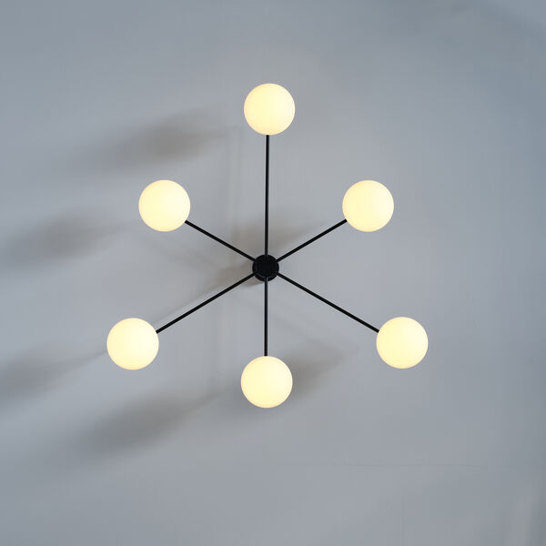 Lord Asymmetric Ceiling, black/opal, Rubn