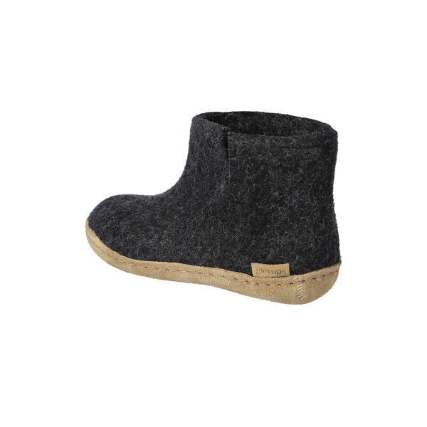 Filtankelstøvle junior, koksgrå, Glerups