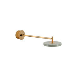 Asteria Long Wall Lamp, nuance olive, UMAGE