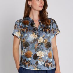 PBOKila blouse, dark flower print, PBO