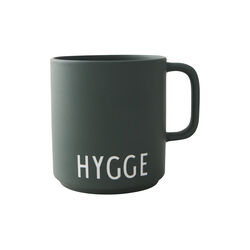 HYGGE favoritkop med hank, dark green, Design Letters