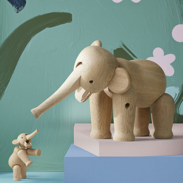 Elefant stor, eg, Kay Bojesen Denmark