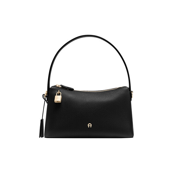 Delia Hobo Bag | Black | Skuldertaske, Aigner