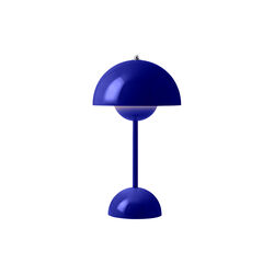 Flowerpot VP9 Portable Table Lamp, cobalt blue, &Tradition