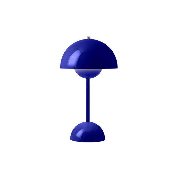 Flowerpot VP9 Portable Table Lamp, cobalt blue Flowerpot VP9 Portable Table Lamp, cobalt blue, &Tradition