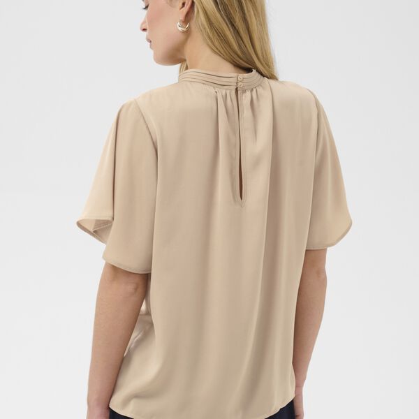 AileenSZ Flared Blouse, savannah tan, Saint Tropez