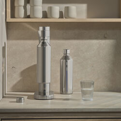 Brus flaske til kulsyremaskine, steel, Stelton