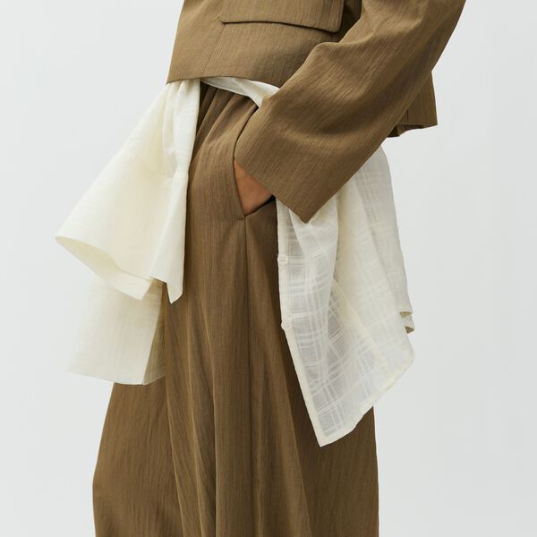 Koons M Pant, light olive melange, mbyM