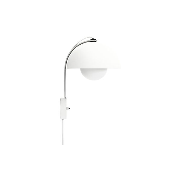Flowerpot VP8 Wall Lamp, matt white, &Tradition