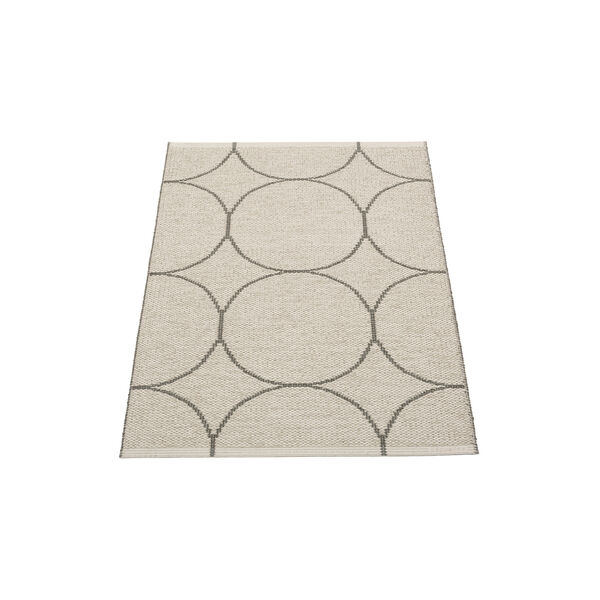 Boo gulvløber, charcoal/linen, Pappelina