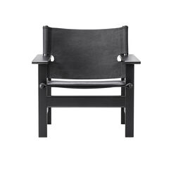 The Canvas Chair loungestol, sortlakeret eg/sort, Fredericia Furniture