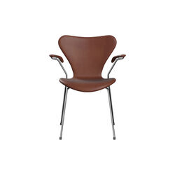 Serie 7&trade; 3207 fuldpolstret stol, Grace Chestnut, Fritz Hansen