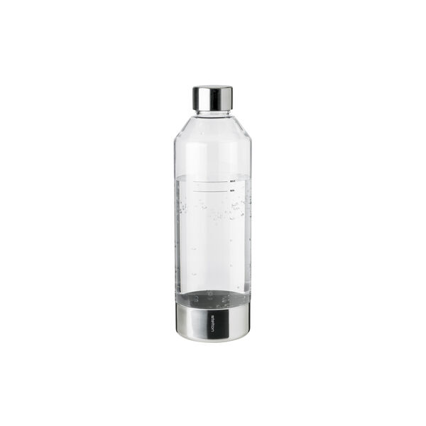 Brus flaske til kulsyremaskine, clear/steel, Stelton